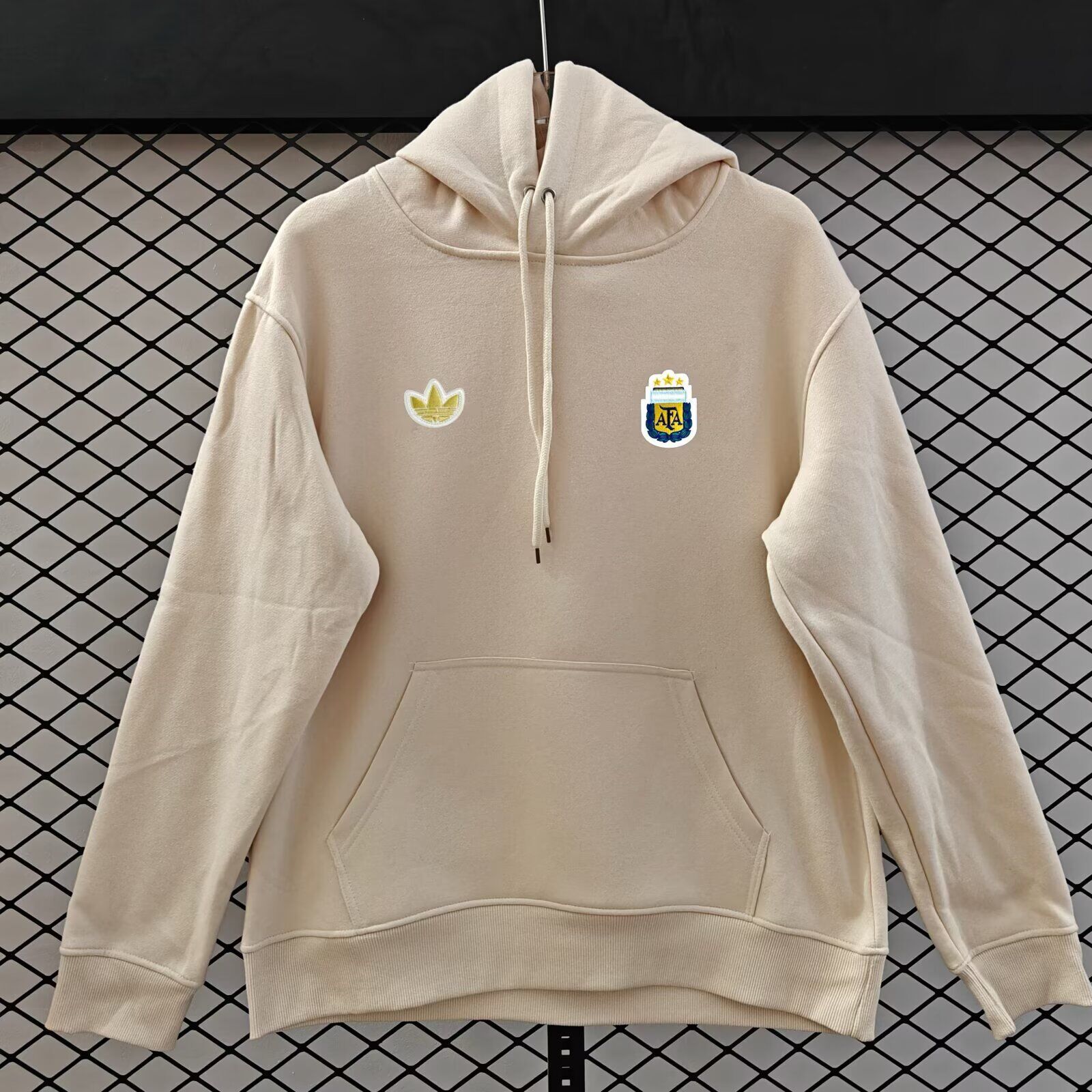 AAA Quality Argentina 26/27 Hoodie - Light Beige